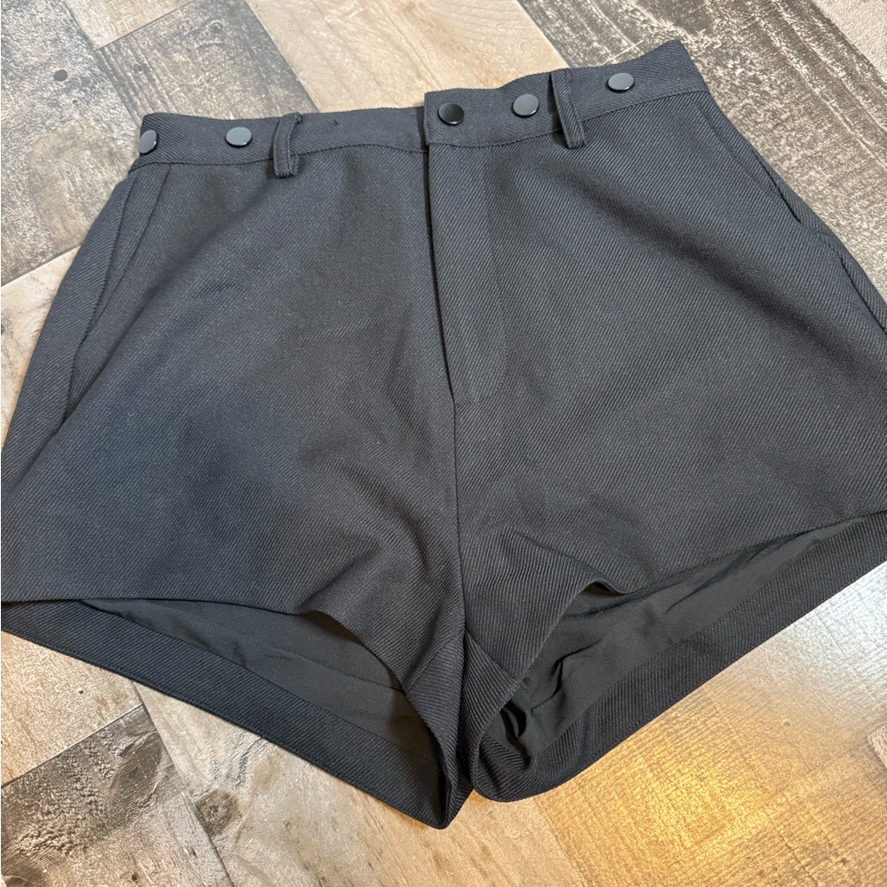 Nonchalant‎ Label Zehra Shorts Black Tailored High Rise Minimal Chic NWT XS